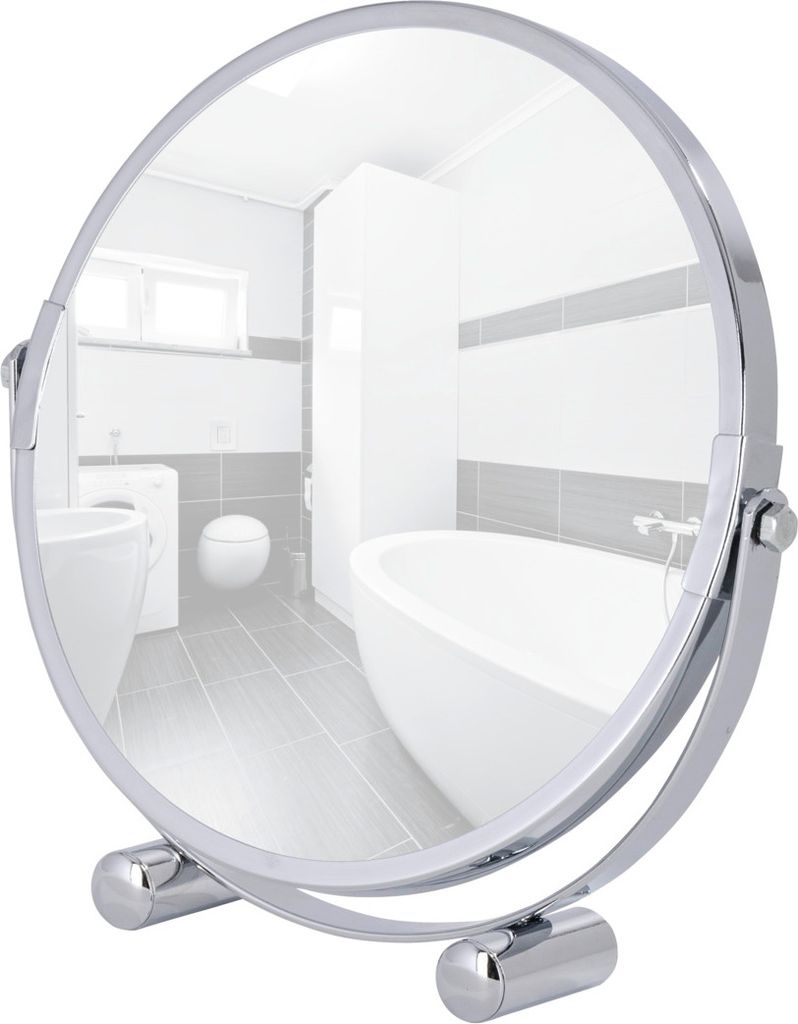 WENKO Kosmetik Stand Spiegel Bad WC MERA Ø 16 Make Up Produktbild 
