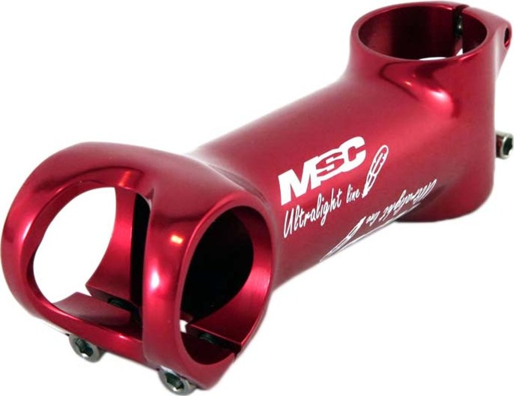 Msc Ultralight Ii Line Fahrradvorbau Rot 80 mm / 6o Rot 80 mm