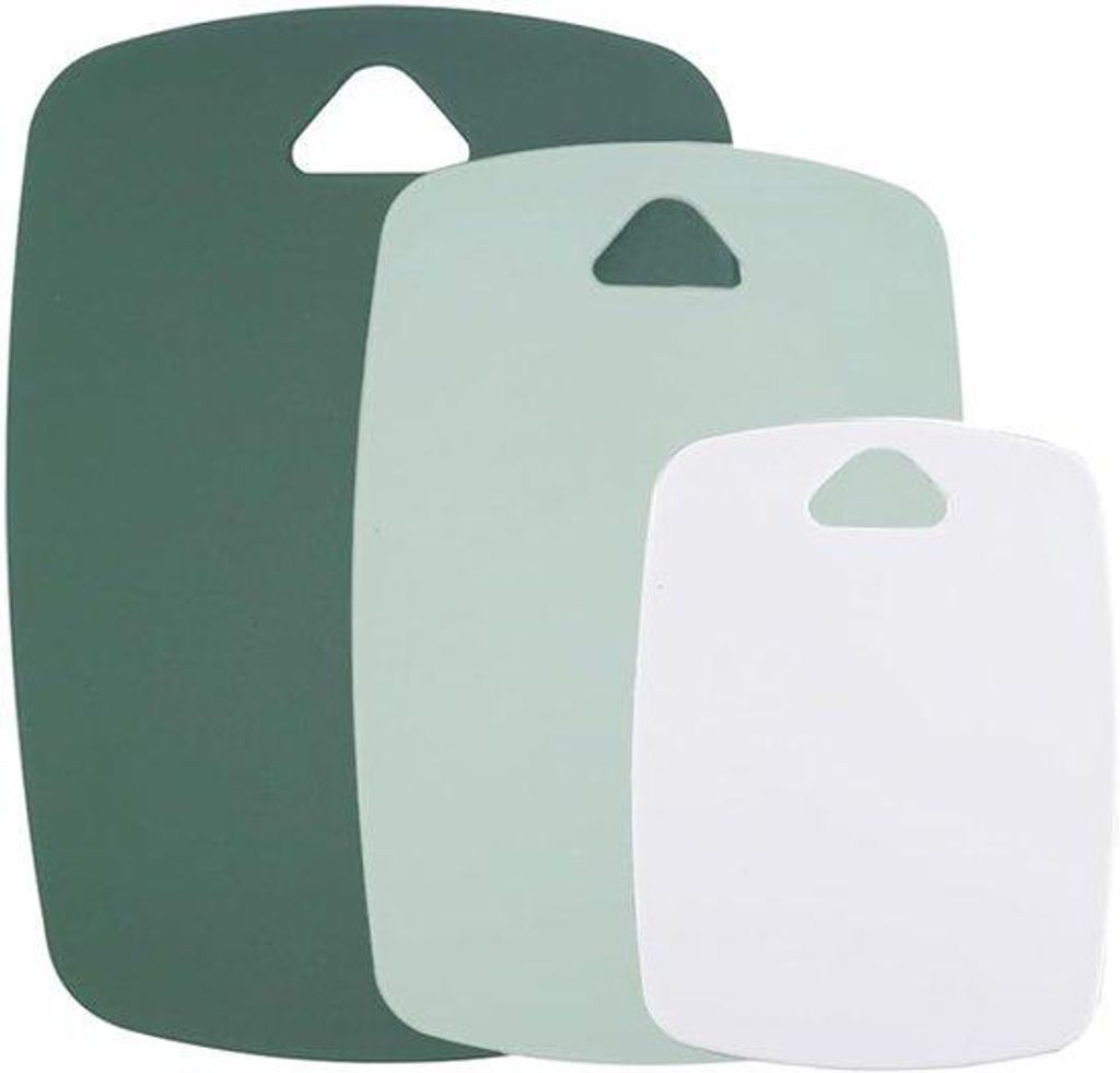 BPA-freie Keuken-Snijplanken-Set mit Griff - Sicherheits-Snijplank - Vielfarbige Snijplanken-Set 3-teilig