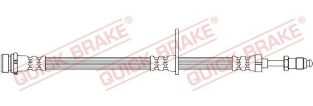 QUICK BRAKE 32.700 Bremsschlauch OE 1808668 kompatibel mit Tourneo, Transit