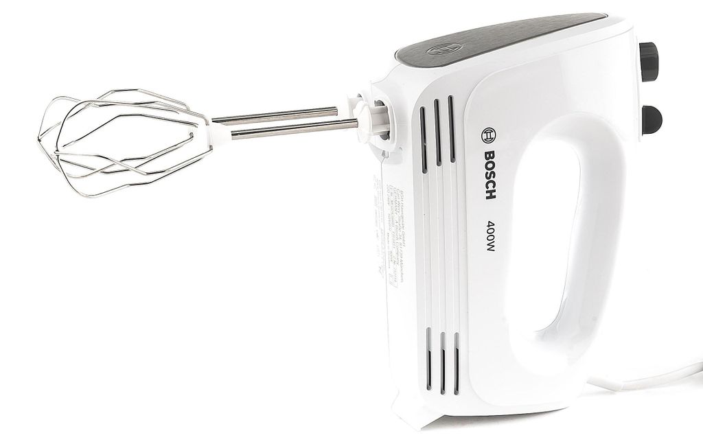 Bosch MFQ24200, Mikser ręczny, Stal szczotkowana, Biały, Zdjęcie produktu 