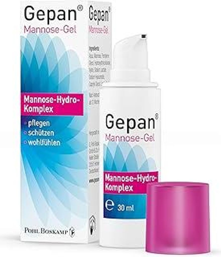 Gepan Mannose-Gel, 30 ml: Intimpflege mit Schutzfaktor - Mannose & Hyaluronsäure - Unterstützt Hautbarriere im Intimbereich, ohne Parabene, Schut...