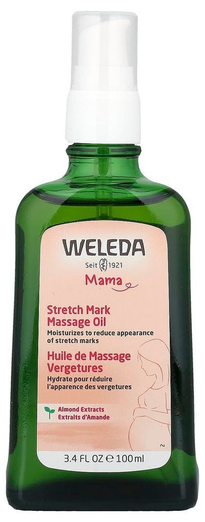 Weleda 4001638095112, Massageöl, 100 ml, Elastizität, Produktbild 