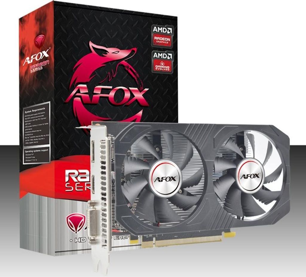 AFOX AFRX550-4096D5H4-V6, Radeon RX 550, 4 GB, GDDR5, 128 Obrázok produktu 