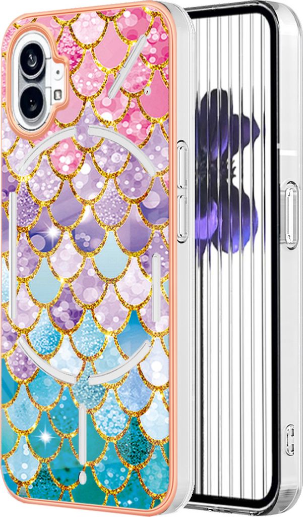 Hülle für Nothing Phone (1) Muster TPU Silikon Stoßdämpfer Bumper Schutzhülle Bunt