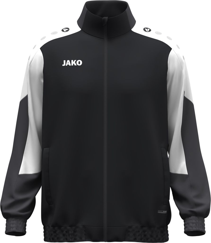 Jako Dynamic Präsentationsjacke Herren schwarz weiß dunkelgrau Gr 4XL