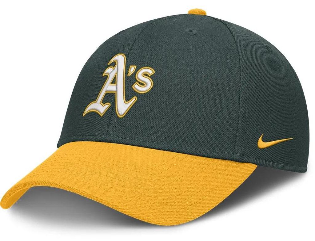 Nike Mlb Las Vegas Athletics Nb11 Dri-fit Club Structured Kappe Grün M-L Grün M-L