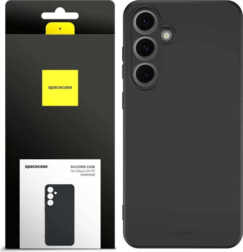 Spacecase Silikonhülle 2.0 Galaxy S24 FE schwarz