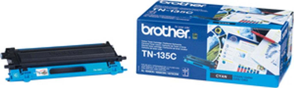 Brother TN-135C Laserdruck Tonerkartusche - Cyan - Original - 1 Pack - 4000 Seiten