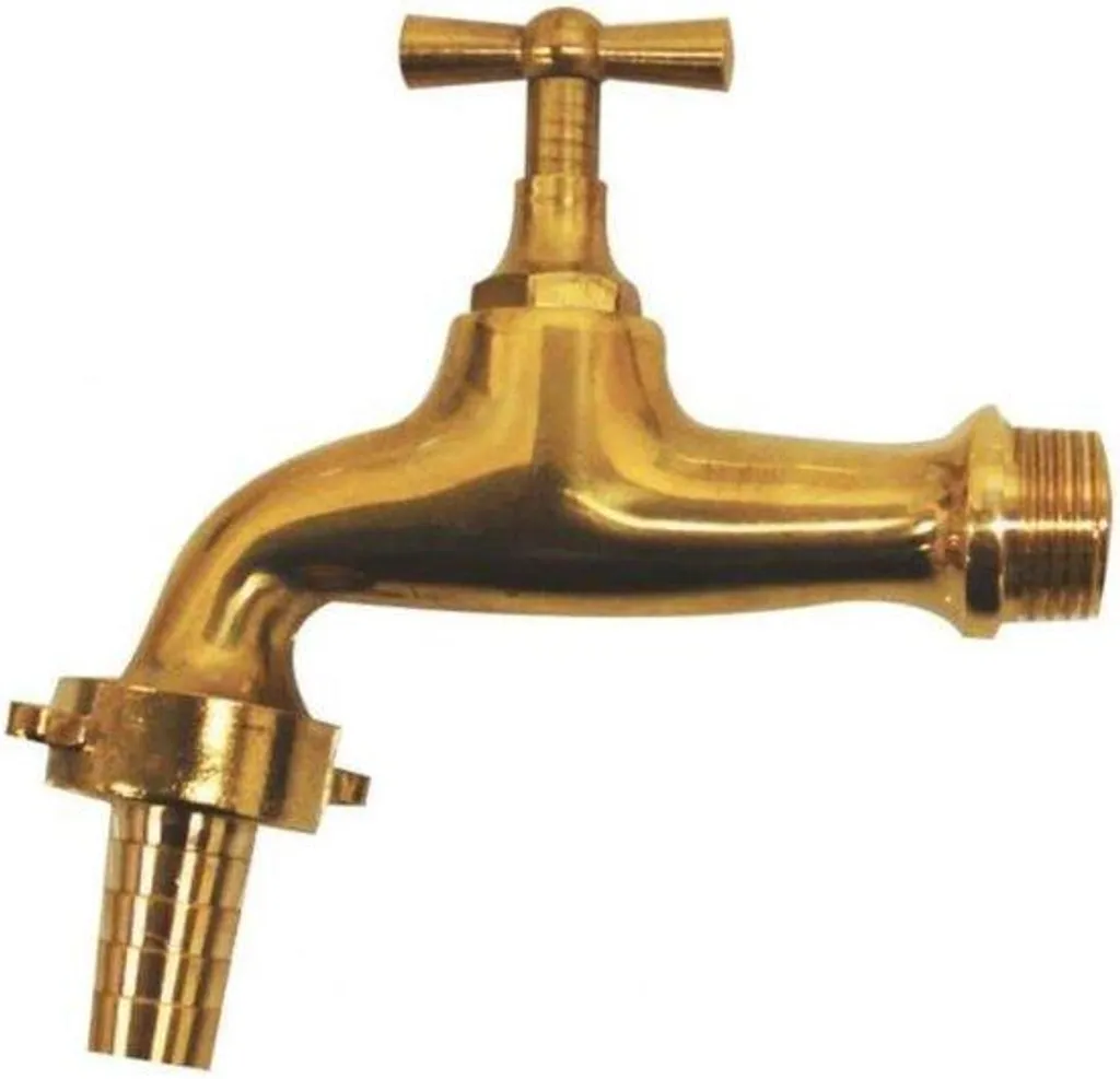 Robinet extérieur 3/4 pouce bronze poli avec poignée papillon 15-19 mm