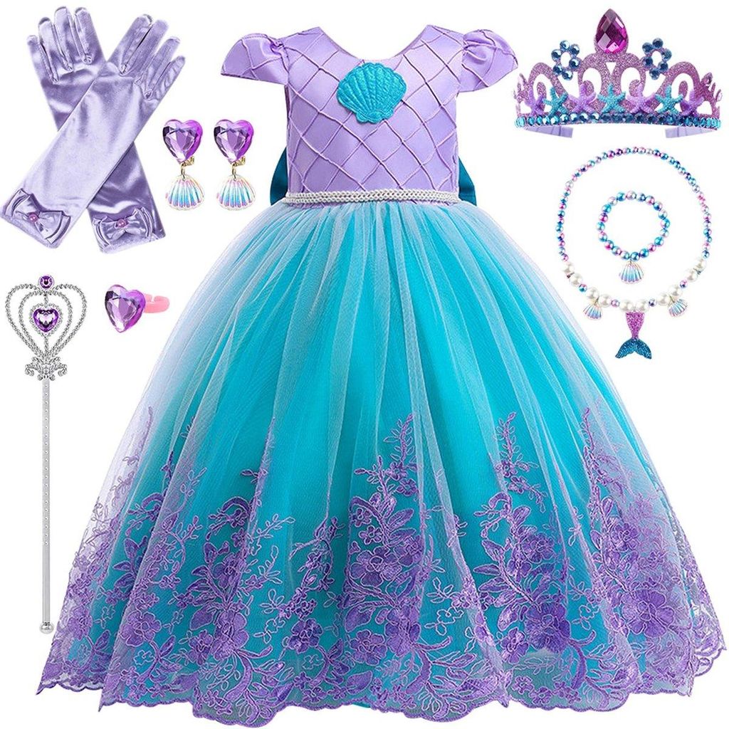 Costume da principessa sirena Minicee, con accessori, Immagine del prodotto 