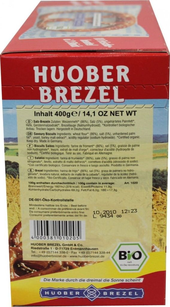 HuoberGrosse Crispy Pretzel Original Flavour 10 x 2 kusy Obrázek produktu 9