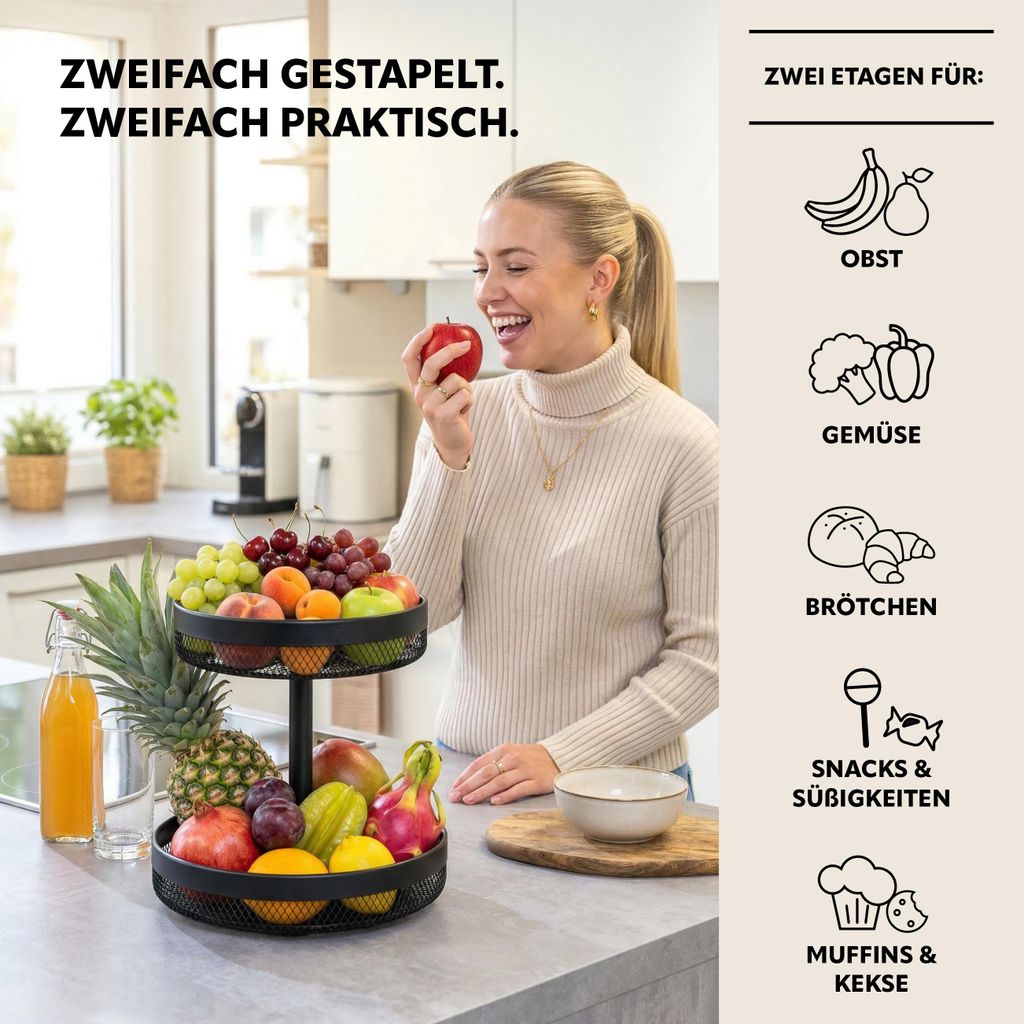 plastikboxen groß mit deckel PROREGAL Aufbewahrungsbox 45L im 6er Set, Groß, Edelrost Blumentopf Rechteckig aus