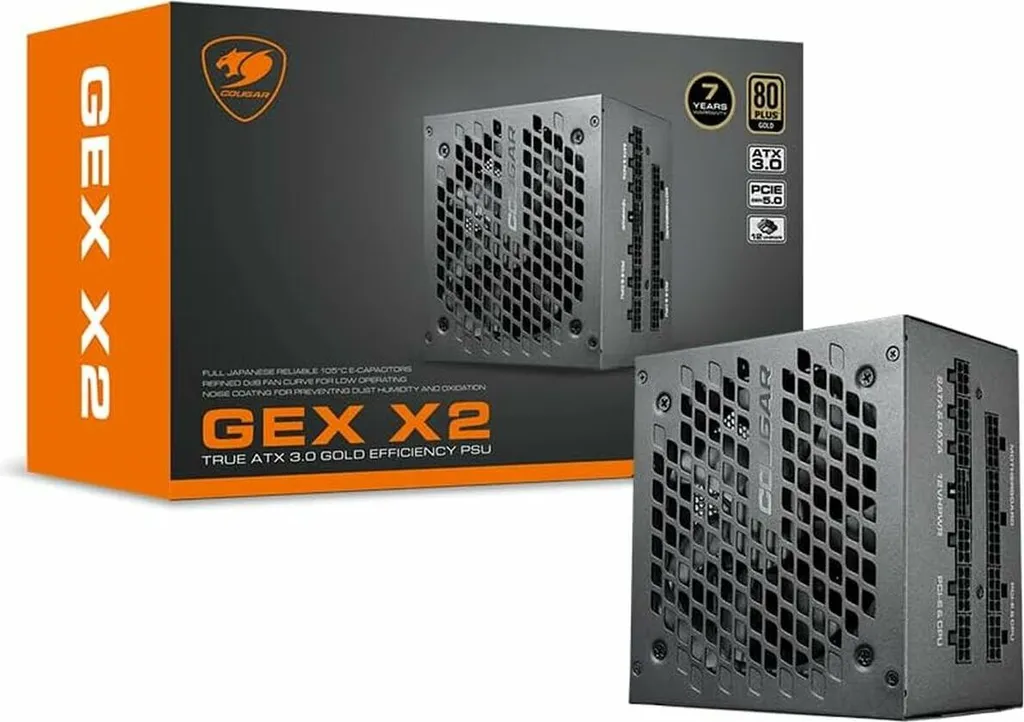 Alimentation PC COUGAR GEX X2 850W ATX 3.0 Modulaire Certifiée 80+ Gold