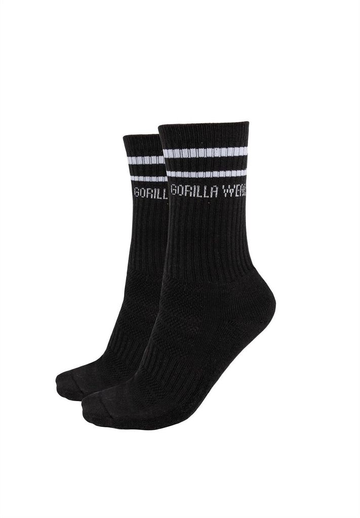 Gorilla Wear Crew Socks 2er Pack black EU 39-42