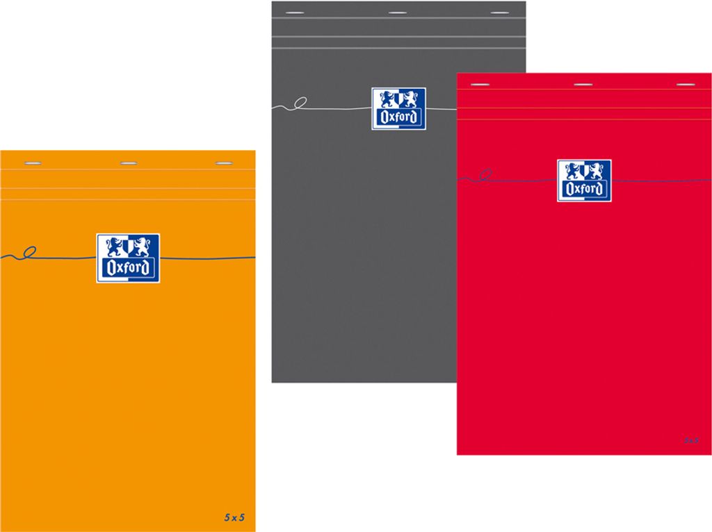 Oxford 100106302 Bloc-notes Oxford, format A4, quadrillé, Image du produit 