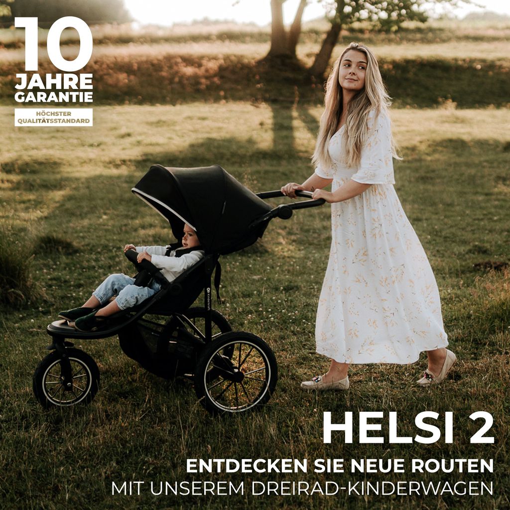 Kinderkraft HELSI 2 Gelndewagen bis 27 kg - Grau