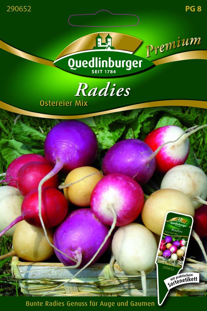 Quedlinburger Saatgut - Radies Ostereier Mischung - Samen - 290652