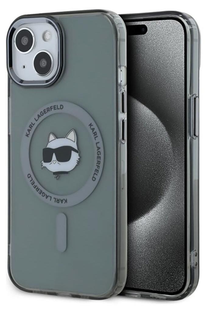 Karl Lagerfeld Klhmp15Shlschk Iphone 15 6.1 Schwarz/Schwarz Produktbild 
