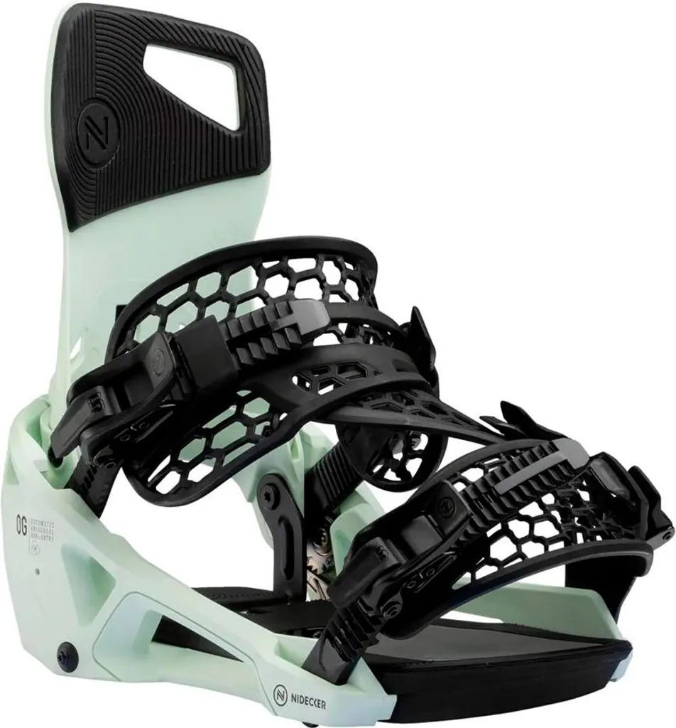 Fixations Nidecker Supermatic Vert S pour Snowboard - Usage Rapide