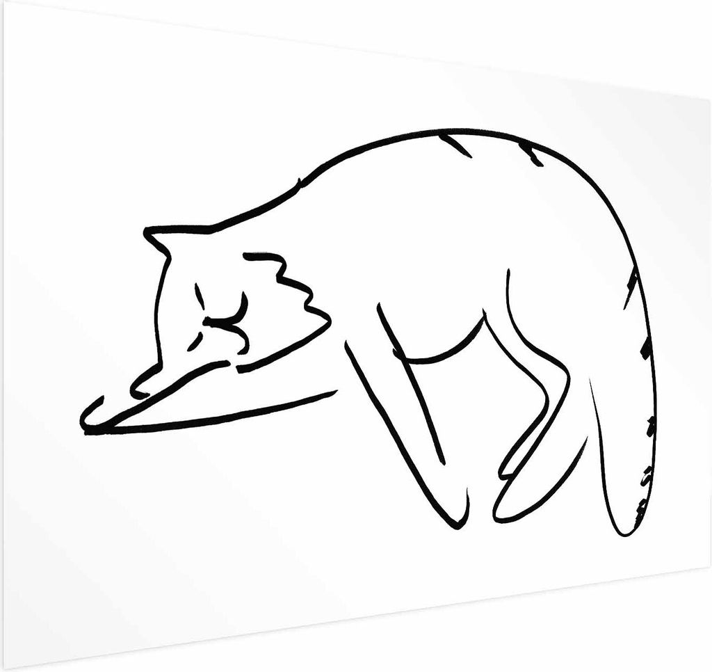 Posterpapier Poster - Cat Dreams 60x40 cm Tiere g-A-0190-ao-a