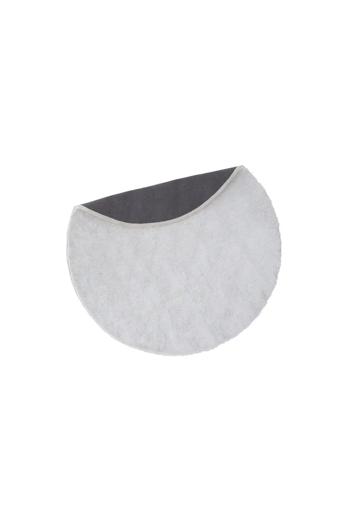Tapis Mattis Ø200 cm polyester blanc - Douceur et résistance garanties
