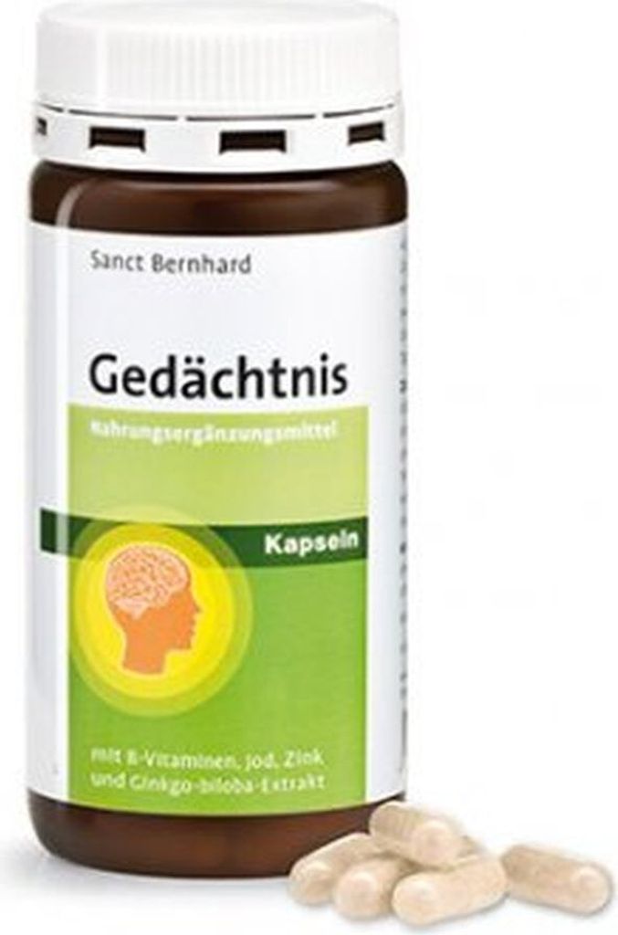 Sanct Bernhard Gedächtniskapseln-180 Kapseln Produktbild 