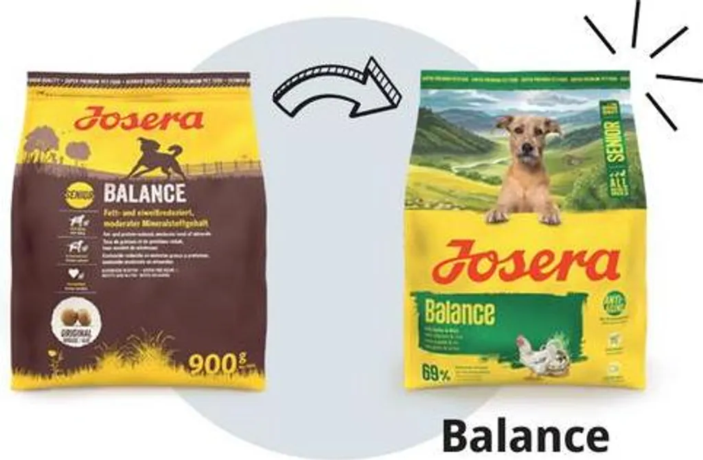 Josera Balance Senior 3 kg avec L-carnitine et Faible Taux de Gras