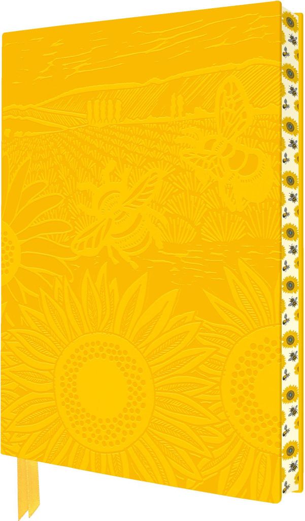 Kate Heiss: Sunflower Fields Artisan Art Notebook (Flame Tree Journals)
