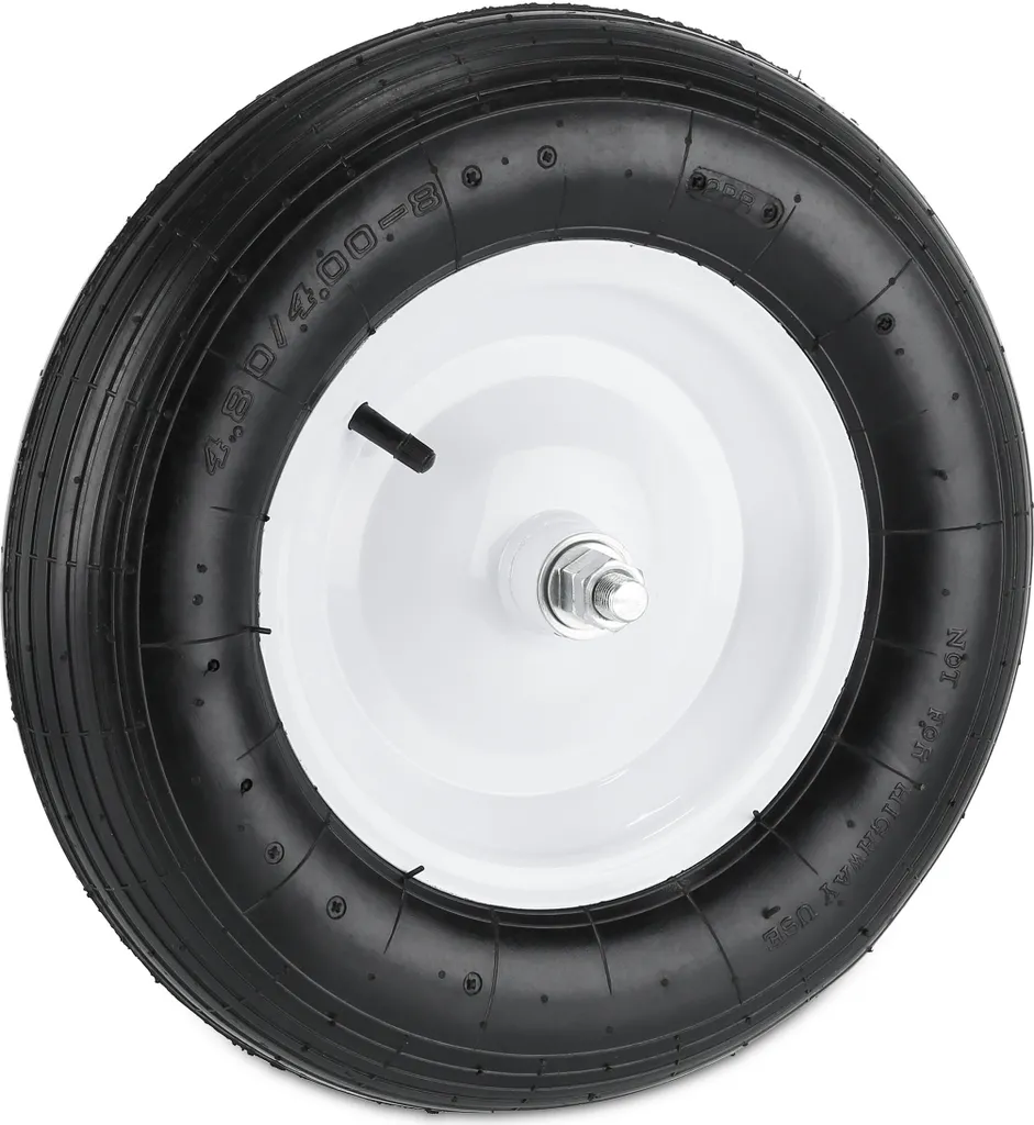 Ruota Carriola Relaxdays 4.80 4.00-8: Comfort e Scorrevolezza su Prato