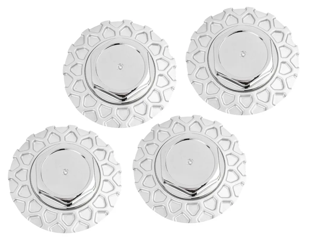 Capuchons centraux de roue 157 mm universels argentés pour rénover vos jantes