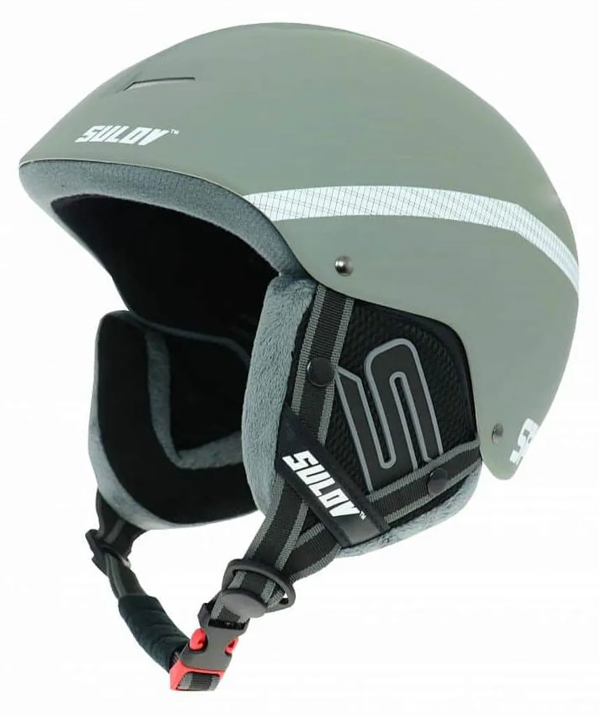 Casque de ski anti-choc SULOV SPHARE argent mat ajustement ergonomique