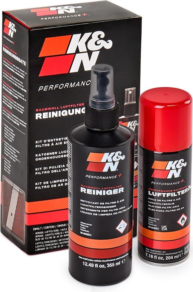 K&N Filters Luftfilteröl 99-5003EU Spraydose 204ml 355ml Produktbild 