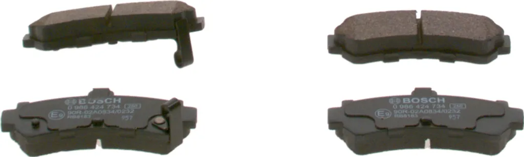 Kit freinage Nissan Almera I N15 Plaquettes Bosch pour sécurité optimale