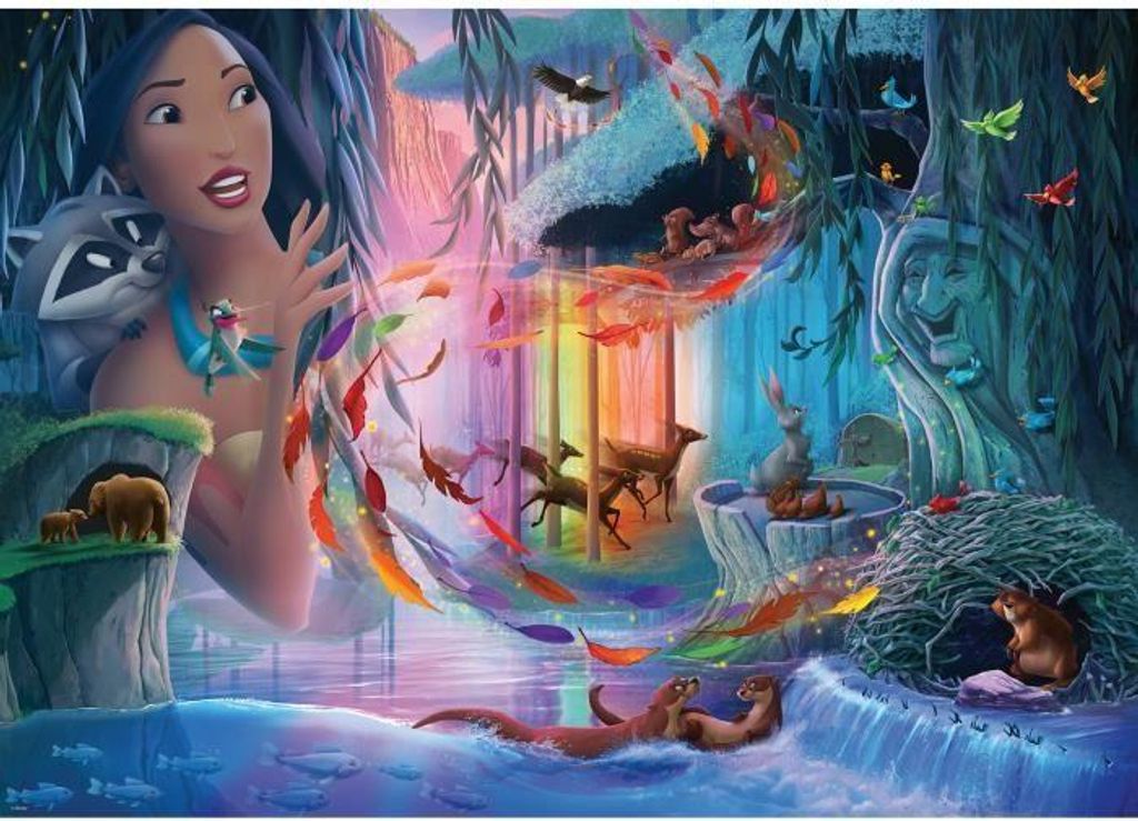 Pocahontas 1000 Teile Puzzle, Disney Prinzessinnen Kollektion, 14 Jahre, Disney, 12001344, Ravensburger