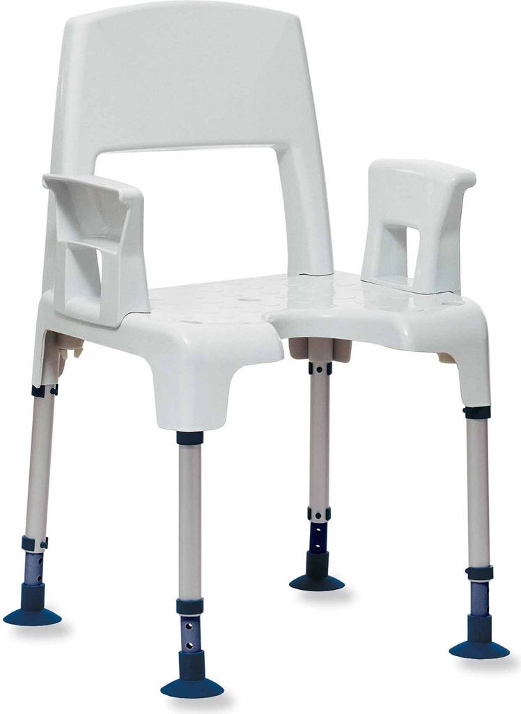 Invacare Aquatec Pico Duschhocker mit Rückenlehne und Produktbild 