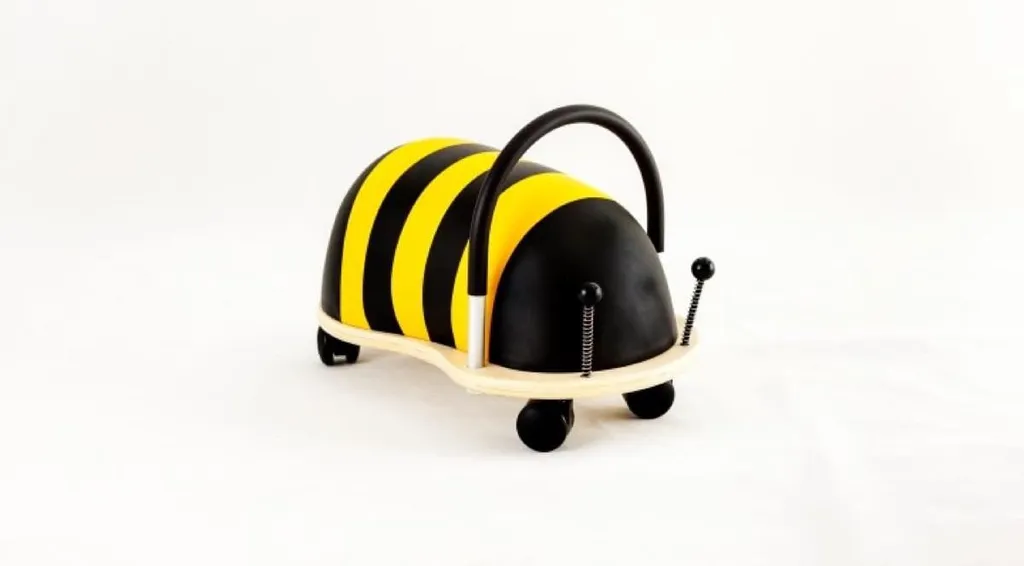 Wheelybug Abeille Multidirectionnel - Trotteur bois robuste et silencieux - 2