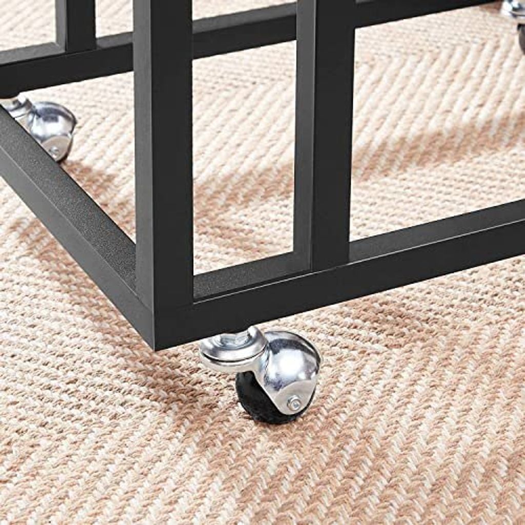VASAGLE Servierwagen braun 50,0 x 35,0 x 56,0 / 60,0 cm Zdjęcie produktu 31