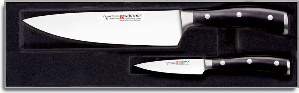 Conjunto de 2 cuchillos de cocina Wüsthof Classic Ikon Imagen del producto 