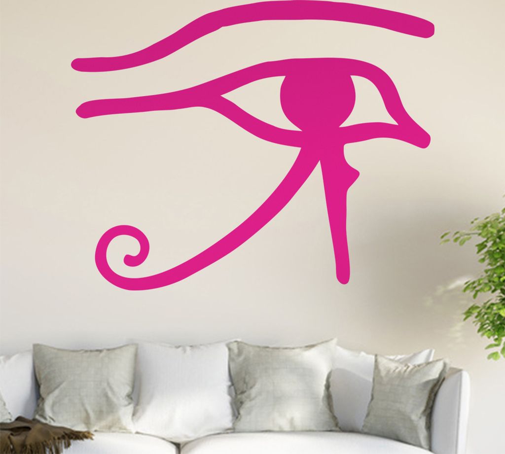 Re - Auge des Re - Aton Wandtattoo in 6 Größen - Wandaufkleber Wall Sticker - Dekoration, Küche, Wohnzimmer, Schlafzimmer, Badezimmer