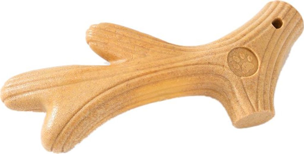 Geweih Kauspielzeug für Hunde, Zähneknirschen, bissfest, Linderung von Langeweile, Haustier-Beißstab für kleine, mittelgroße und große Hunde,...