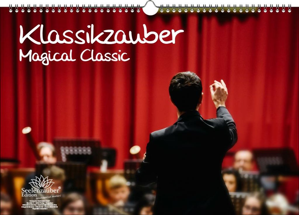 Klassikzauber DIN A3 Immerwährender Kalender Klassik und Instrumente - Seelenzauber