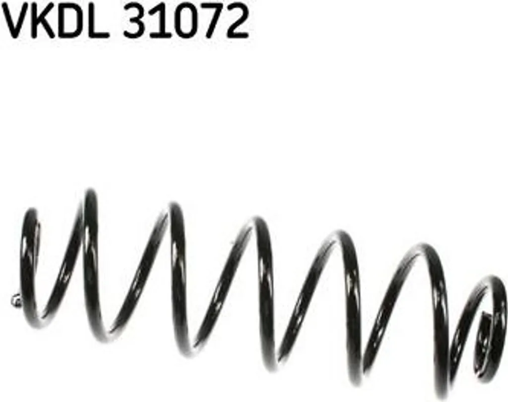 Stop bruits arrière : Ressort suspension SKF 1J0511115AR pour Golf et A3