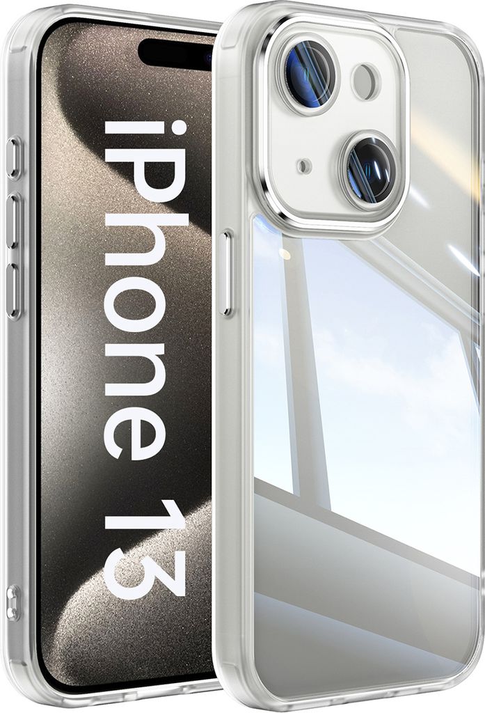 Handyhülle für iPhone 13 Hybrid Transparent TPU PC Produktbild 