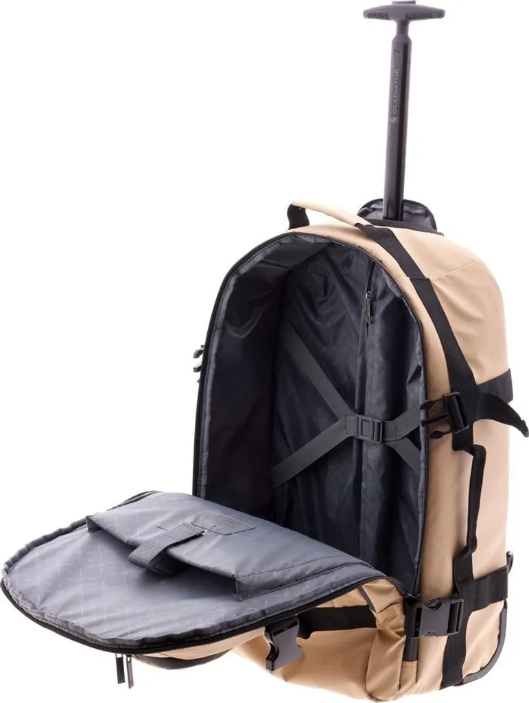 Valise sac à dos cabine 55 cm avec roues et compartiment ordinateur - 9