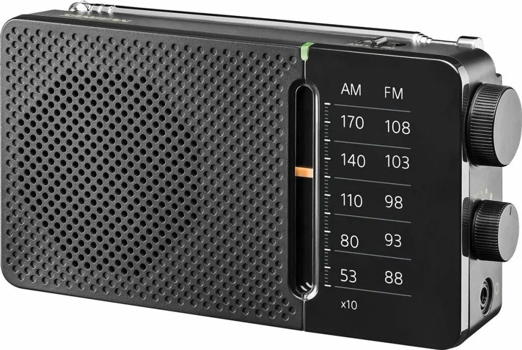 Mini Radio Portable Sangean SR36BLACK pour Randonnée Camping et Sorties