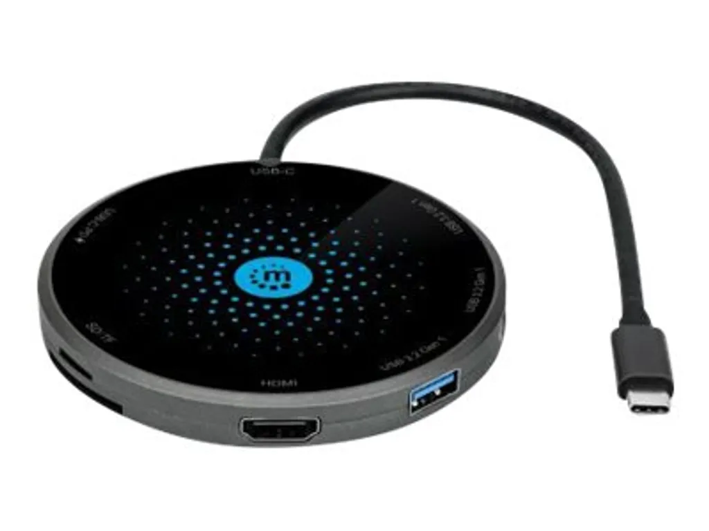 Station d'accueil Manhattan 166560 USB-C 8-en-1 et chargeur 10W - 4