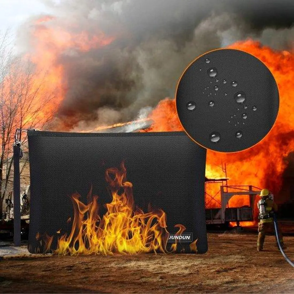 Pochette Protection Argent contre Feu et Eau pour Coffre-fort et Maison