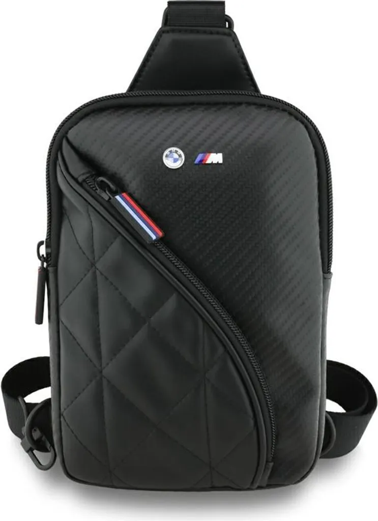 Piccolo Telefono Nero Borsa Fino A 7 Pollici Bmw Crossbody Originale Smartphone