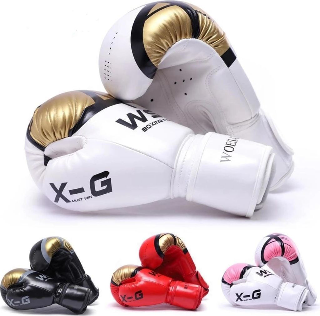 Boxhandschuhe, hochwertiges Kunstleder, extra dicke Polsterung